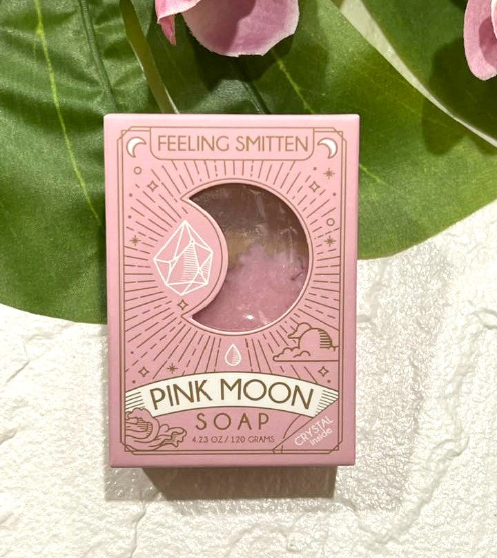 Moonphase Soap with Embedded Secret Crystals