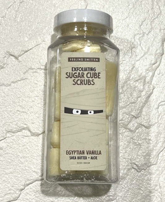 Exfoliating Sugar Cube Scrub in Egyptian Vanilla or Electrified Juice