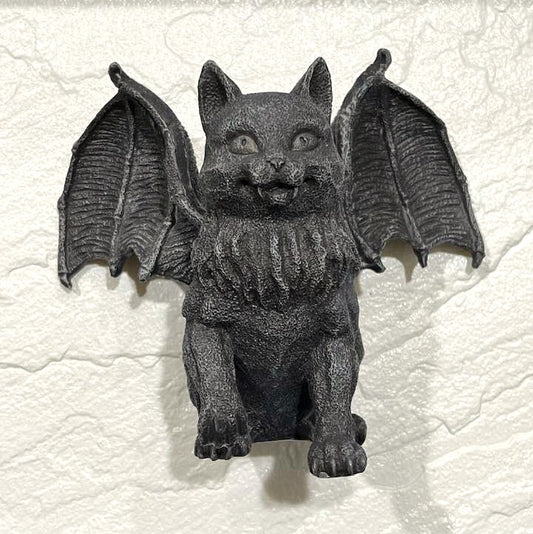 Vampire Gargoyle Cat Candle Holder