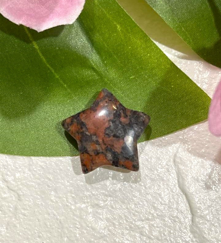 Star in a variety of stones 1"