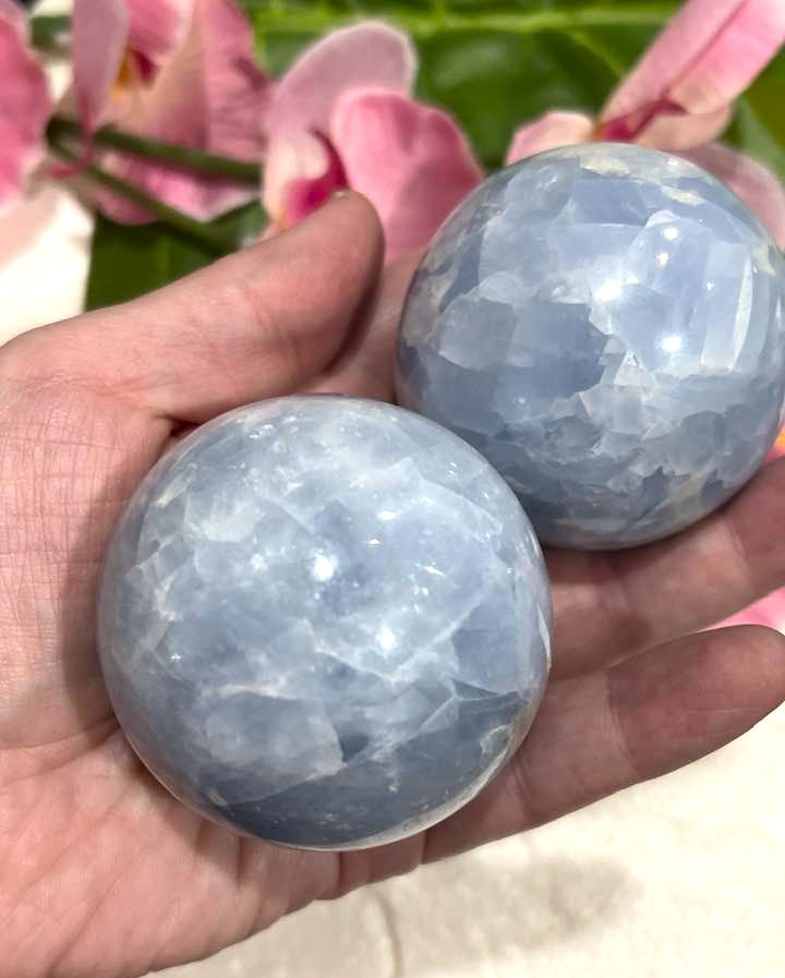 Celestite Sphere 2"