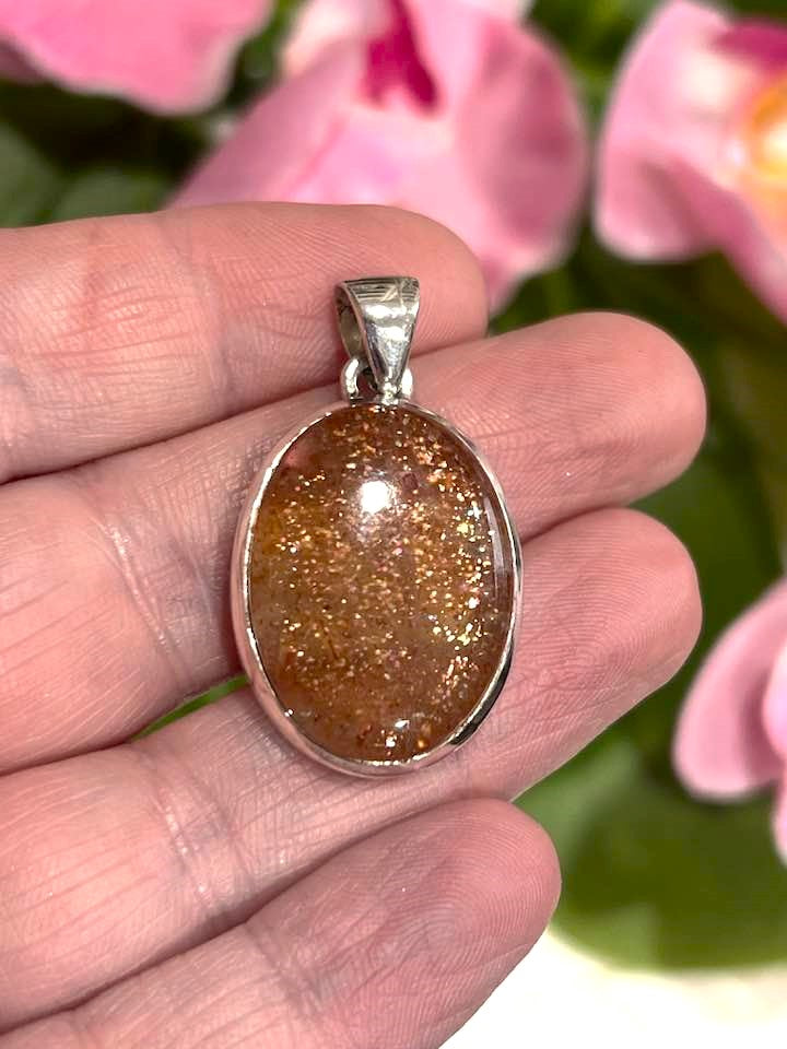 Sterling Silver Sunstone Pendant Collection