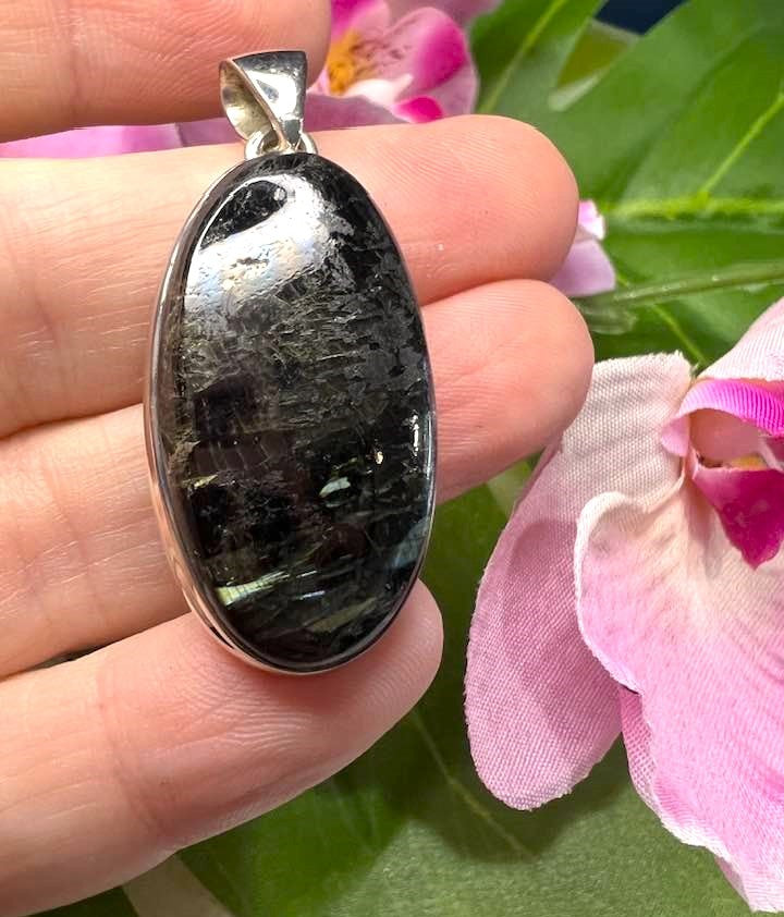 Nuummite Sterling Silver Pendant Collection for Magic and Untapped Potential