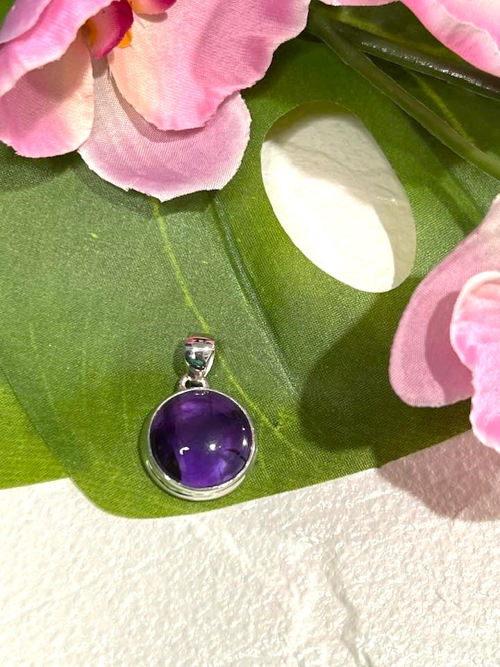Amethyst Sterling Silver Pendant Collection for Psychic Abilities and Spirituality