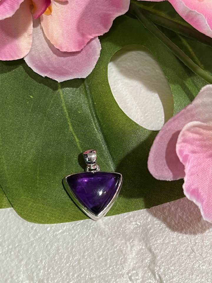 Amethyst Sterling Silver Pendant Collection for Psychic Abilities and Spirituality
