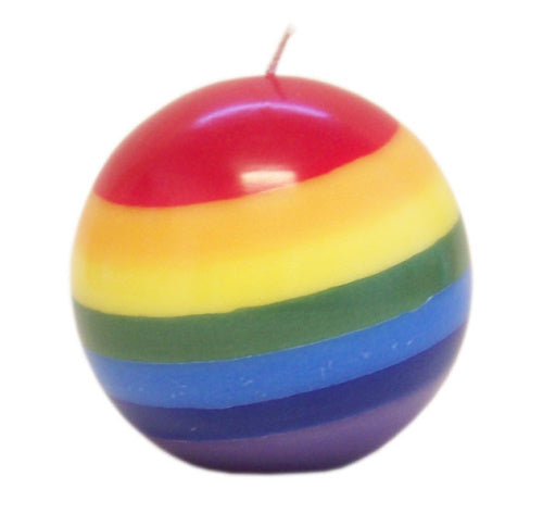 Rainbow Sphere Candle